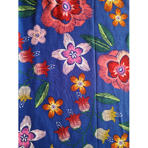 Embroidery Design Rayon Challis 30S Light Printing Fabric