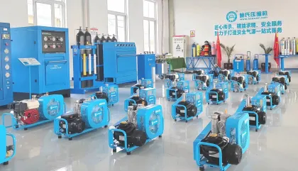 Rapid Inflation Air Filling Pump Integrated Station for Scuba or SCBA Tanks