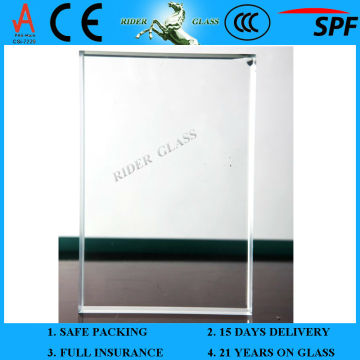 3-22mm CE & ISO9001 12mm Low Iron Glass