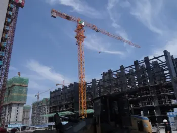 QTZ190 TC6519 12t Topless Flat-top Tower Crane