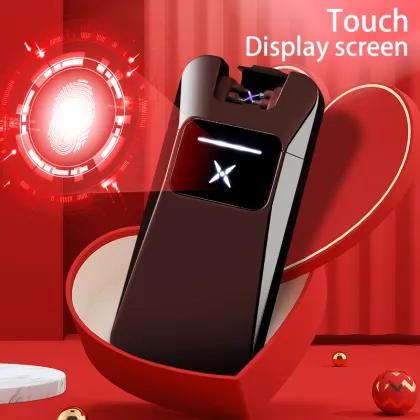 USB Rechargeable Tricolor Windproof Dual Arc Lighter