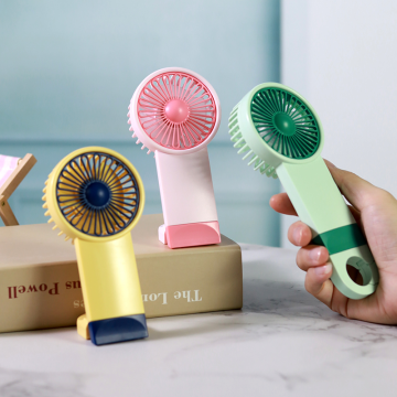 Ring-shaped handheld charging fan
