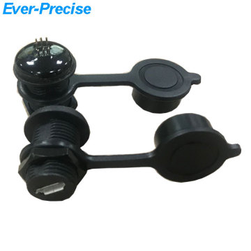 M12 Micro USB Imperperperável Conector