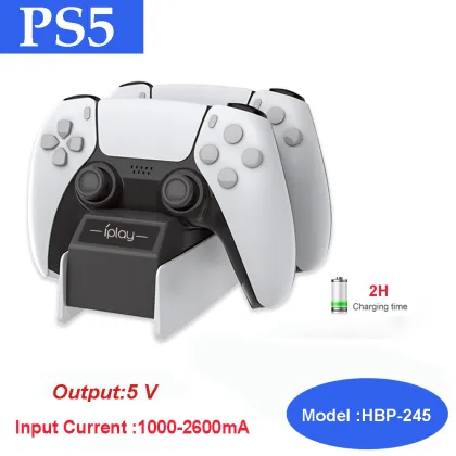 Fast Charger Dock for PS5 DualSense Controller - 5V USB Charging Station