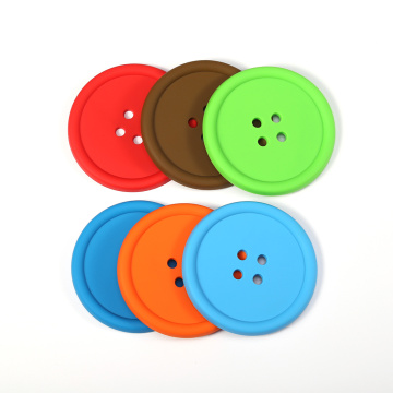 Comfortable new design silicone pvc rubber coasters
