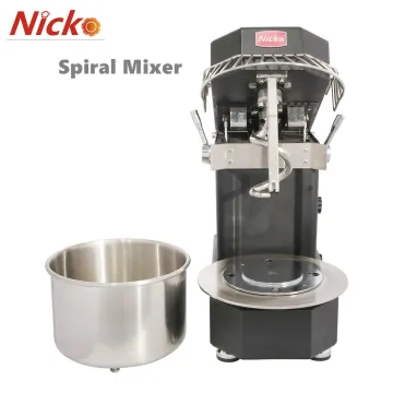 Stainless Steel Amasadora 20kg Spiral Dough Industrial Dough Mixer