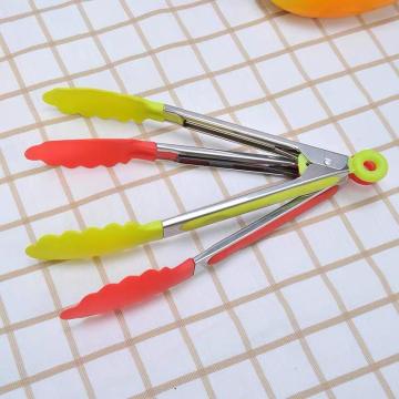Stainless Steel BBQ and Kitchen Tongs with Nylon Tips - New Product for Baking and Cooking