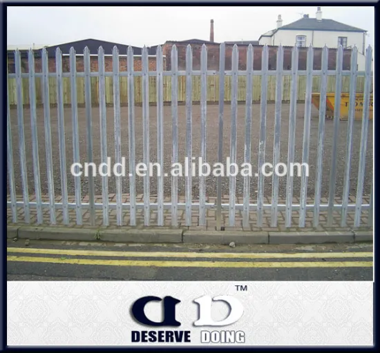 High security palisade fencing