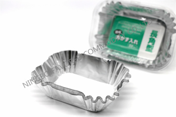 Aluminium foil cup rectangule