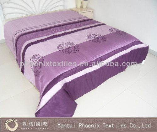 home goods polyester embroidered patchwork bedding