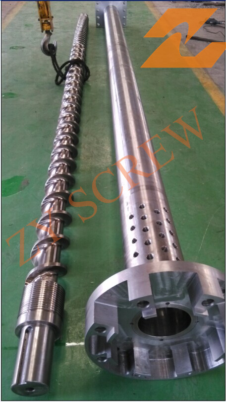 Screw and Barrel for Plastic Recycling Machinery