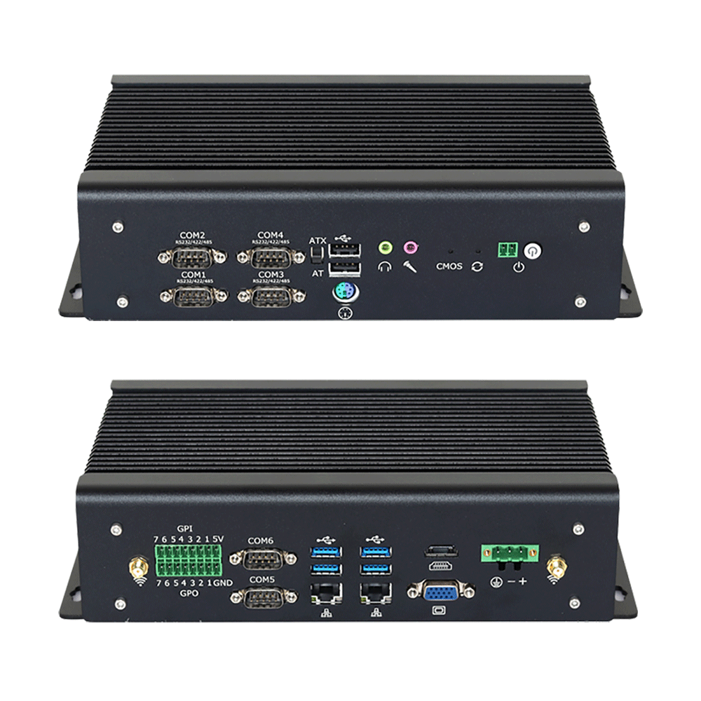 Fanless Core i3/i5/i7 Dual LAN Desktop Mini -PC