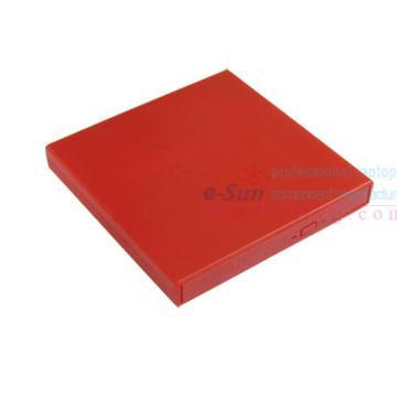 Rubber coating series USB 2.0 external slim dvd case