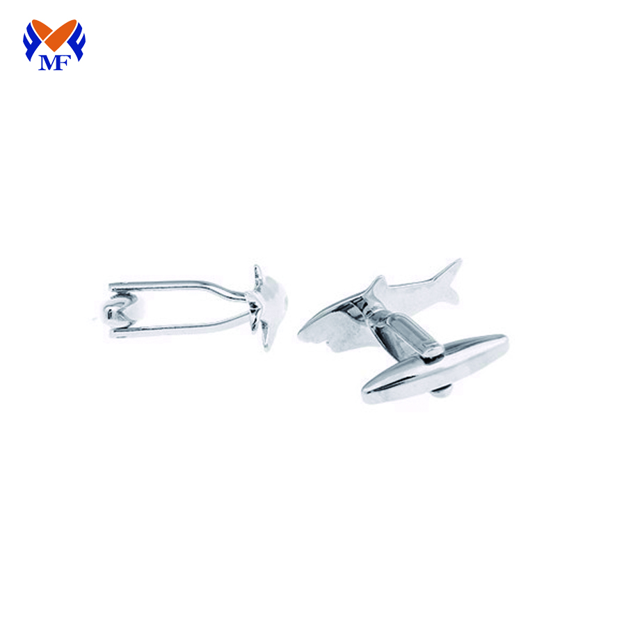 Custom metal enamel enamel cufflink for man