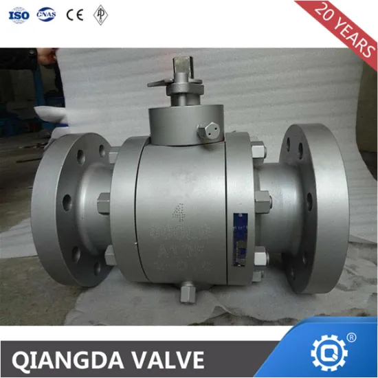 Forged steel trunnion mounted 3pc ball valve