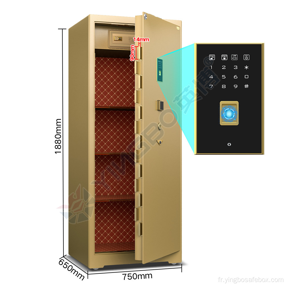 Boîte à sécurité électronique en acier à serrure numérique électronique