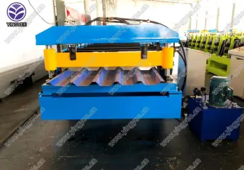 Metal galvanized IBR trapezoid roll forming machine
