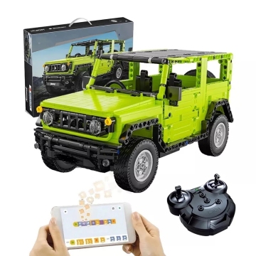 Off-road Racing Vehicle Building Blocks: DIY RC Car Construction Set for Boys