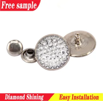 Wholesale Decoration Rivet Rhinestone Shoe Buckle