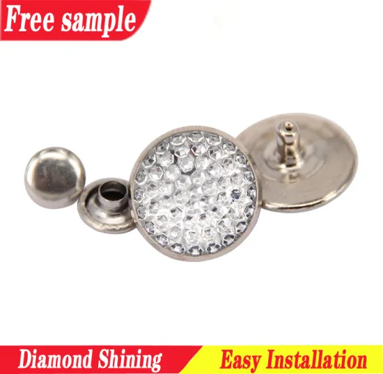 Wholesale Decoration Rivet Rhinestone Shoe Buckle