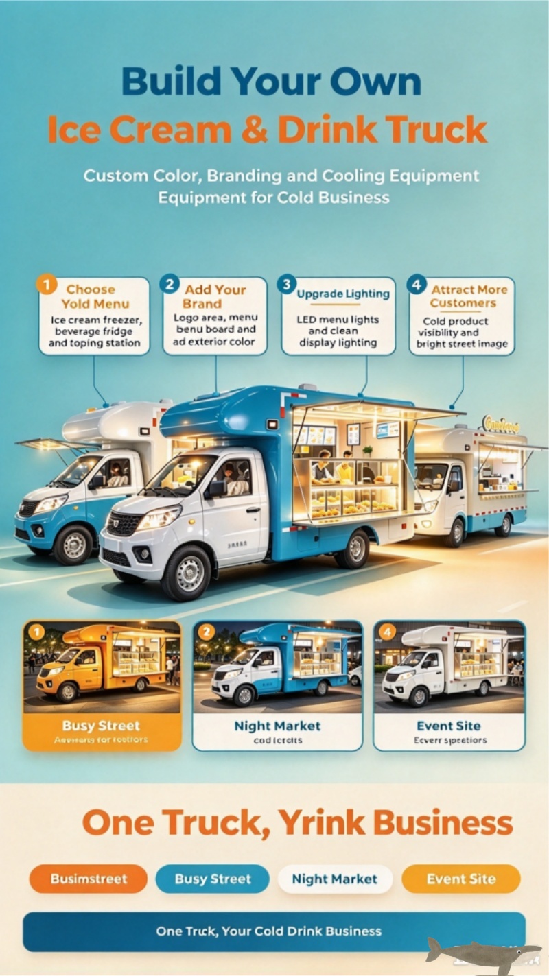 Street mobile food trucks