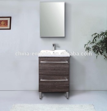 European modern design wood floor standing bathroom vanity EC812F