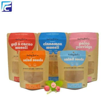 Gravure Printing Kraft Paper Seeds Packaging Bags