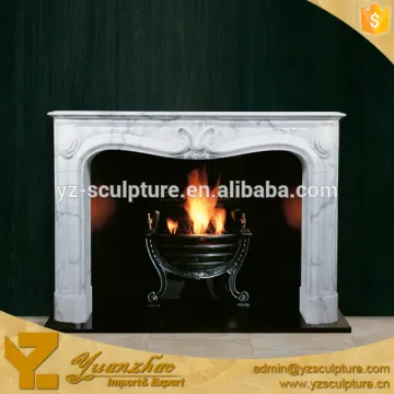 Luxury Marble Fireplace with Carvings for decoration