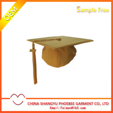 Wholesale cheap matte graduation cap with tassel