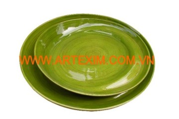 Bamboo Plate, Stunning bamboo plate, Lacquer Plate, pressed bamboo Plate, coiled bamboo Plate, rolling bamboo Plate, Spun Bamboo Plate, Laminated Bamboo Plate,