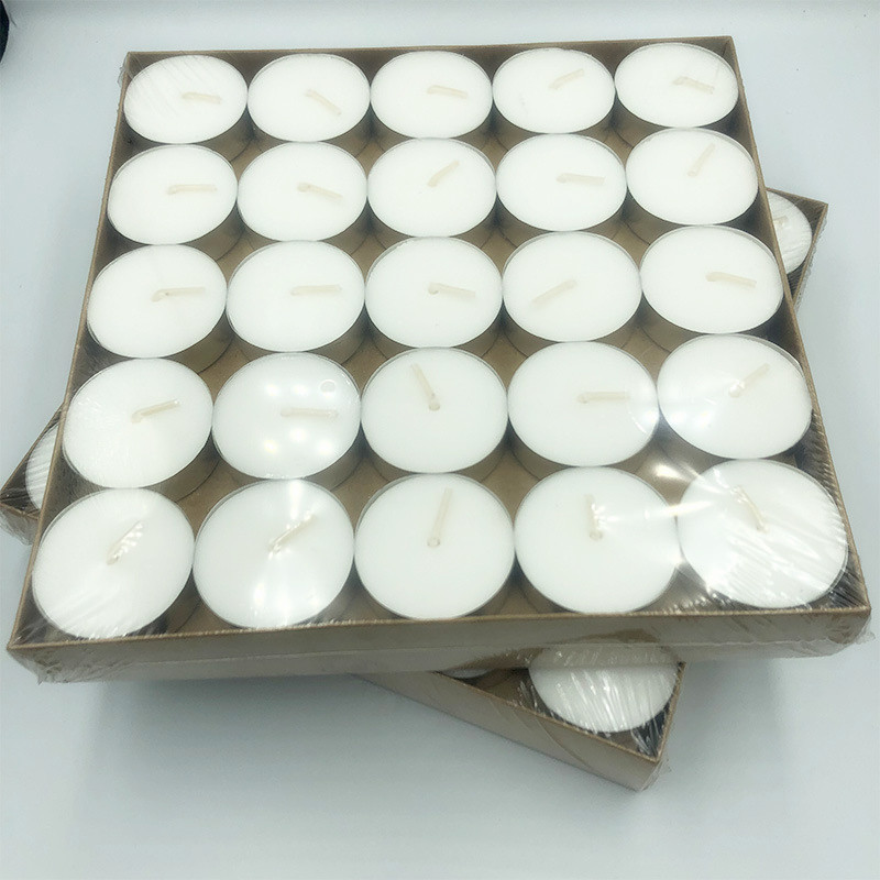 Дубай Прыватны этыкетка Белы парафін 18 г свечкі