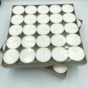Dubai Private Label White Paraffin 18G Tealight Candles