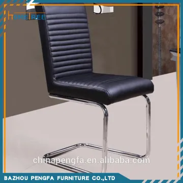 2015 direct manufacturer black pu chair, metal dining chair, office chairs design
