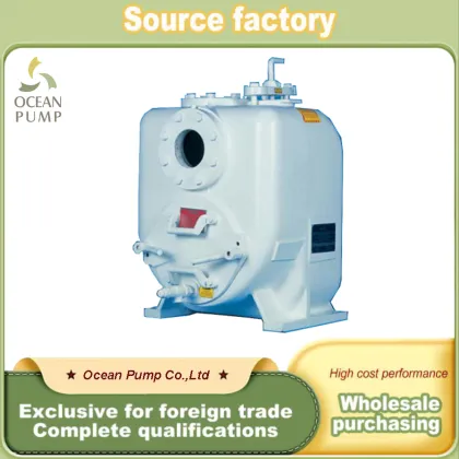 Self-priming centrifugal diesel pump