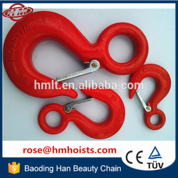 safety lifting hook with safety latch