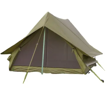 Outdoor Retro Tent Camp: 1-2 Person Self-Drive Tour Thickened Anti-Heavy Rain Hut-Type Hiking Tent