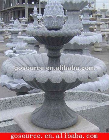 outdoor tier fountain basin