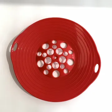 Korean-Style High-Temperature Resistant Silicone Anti-Spill Cover with Dustproof and Boil-Stop Function for Household Kitchenware