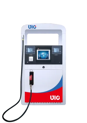 Multimedia doouble hoses double products fuel dispenser