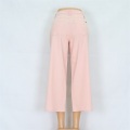 Women's Pink Wide Leg Jeans Wholesale