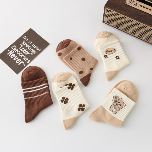 Жаночыя высокія эластычныя шкарпэткі сярэдняга крыніча