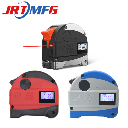 30m Digital Laser 2 In 1 Measuring Tape