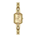 Women's Quartz Jewelry Square Watch With Bracelet Clasp