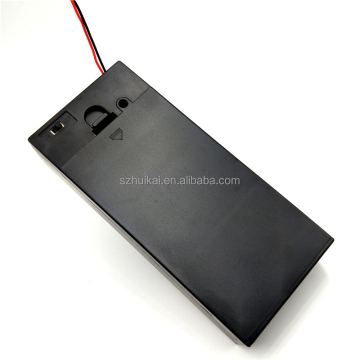 2D 4D Battery Pack Box - Battery Holder Case with Cover and Switch