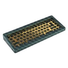 Mecanizado de latón preciso CNC Cajones de teclado mecánico Pesos de cobre Teclado CNC