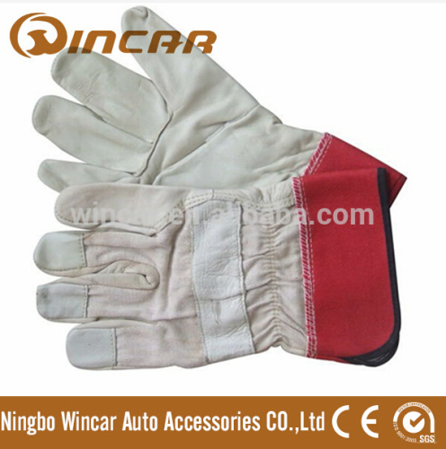 White workplace working safety gloves