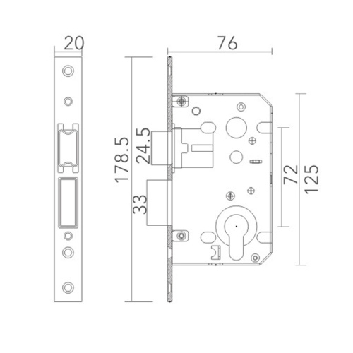 Silent Lock Body для безопасности дома