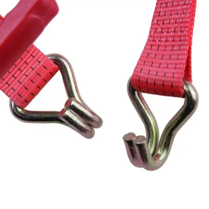 Double Wire Metal J Hook for Ratchet Buckle