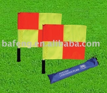 Sub-referee Flag or Hand Flag for Soccer Ball Games
