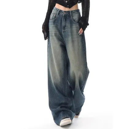 Women's Fashion: High Waisted Button-Up Slim Fit Jeans in Various Sizes - Autumn Chic Style